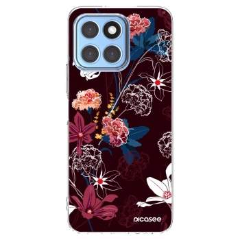 Picasee silikonska prozirna maskica za Honor X8 5G - Dark Meadow