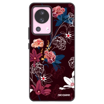 Picasee crna silikonska maskica za Xiaomi 13 Lite - Dark Meadow