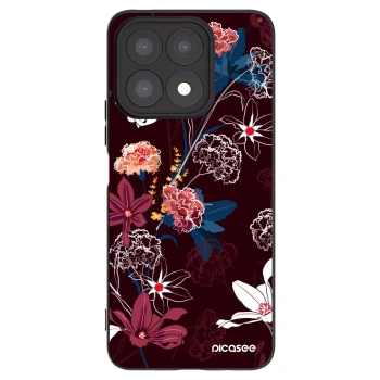 Picasee crna silikonska maskica za Honor X8a - Dark Meadow