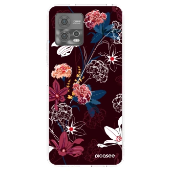 Picasee silikonska prozirna maskica za Motorola Moto G72 - Dark Meadow