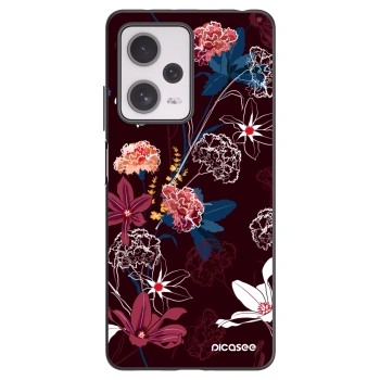 Picasee crna silikonska maskica za Xiaomi Redmi Note 12 Pro+ 5G - Dark Meadow