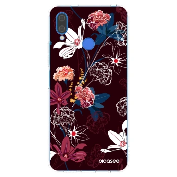 Picasee silikonska prozirna maskica za Huawei Nova 3i - Dark Meadow