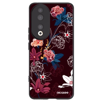 Picasee crna silikonska maskica za Honor 90 5G - Dark Meadow