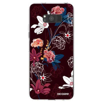 Picasee silikonska prozirna maskica za Samsung Galaxy S8 G950F - Dark Meadow
