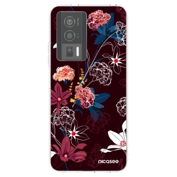 Picasee silikonska prozirna maskica za Xiaomi Poco F5 Pro 5G - Dark Meadow