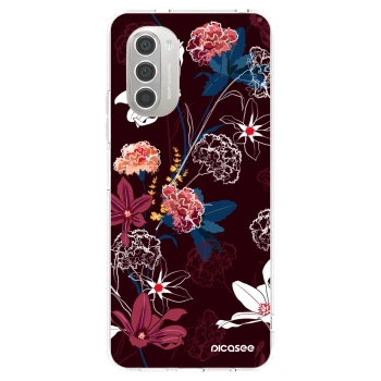 Picasee silikonska prozirna maskica za Motorola Moto G51 - Dark Meadow