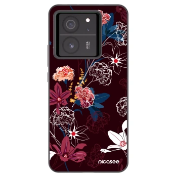 Picasee crna silikonska maskica za Xiaomi 13T Pro - Dark Meadow