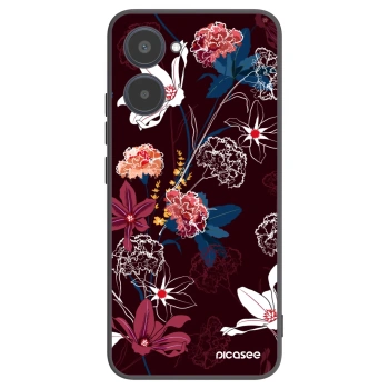 Picasee crna silikonska maskica za Realme 10 4G - Dark Meadow