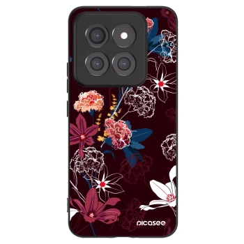 Picasee crna silikonska maskica za Xiaomi 14 Pro - Dark Meadow