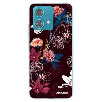 Picasee silikonska prozirna maskica za Motorola Edge 40 Neo - Dark Meadow