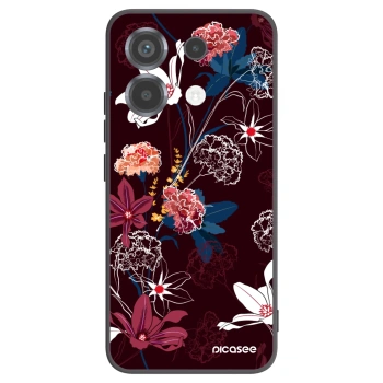 Picasee crna silikonska maskica za Xiaomi Poco X6 - Dark Meadow