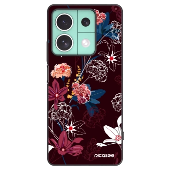 Picasee crna silikonska maskica za Xiaomi Redmi Note 13 5G - Dark Meadow