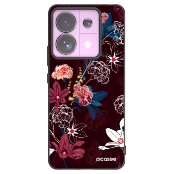 Picasee crna silikonska maskica za Xiaomi Redmi Note 13 Pro 5G - Dark Meadow