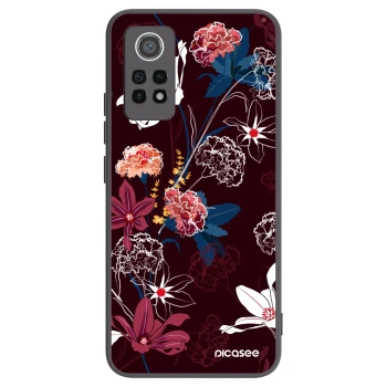 Picasee crna silikonska maskica za Xiaomi Redmi Note 12 Pro 4G - Dark Meadow