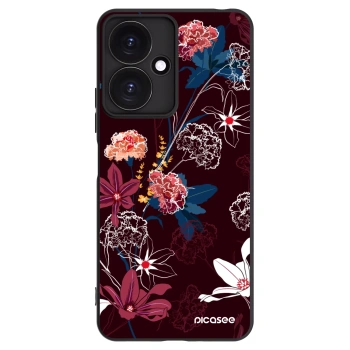 Picasee crna silikonska maskica za Xiaomi Redmi 13C 5G - Dark Meadow