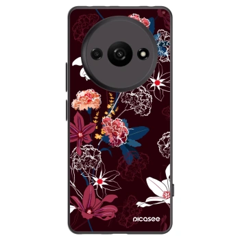 Picasee crna silikonska maskica za Xiaomi Redmi A3 - Dark Meadow