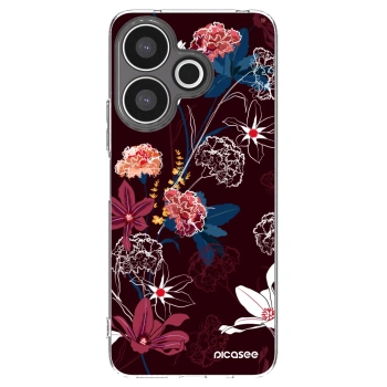 Picasee silikonska prozirna maskica za Xiaomi Redmi 13 4G - Dark Meadow