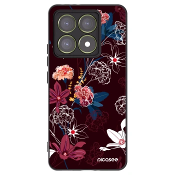 Picasee crna silikonska maskica za Xiaomi 14T - Dark Meadow