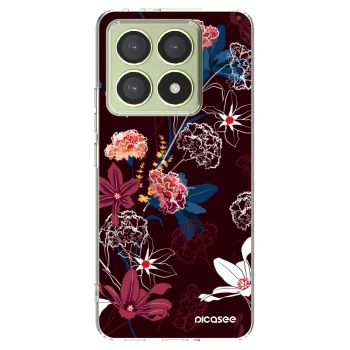Picasee silikonska prozirna maskica za Xiaomi 14T - Dark Meadow