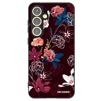 Picasee crna silikonska maskica za Samsung Galaxy S24 FE S721B - Dark Meadow