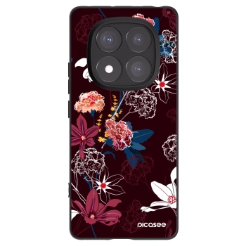 Picasee crna silikonska maskica za Xiaomi Redmi Note 14 Pro+ 5G - Dark Meadow