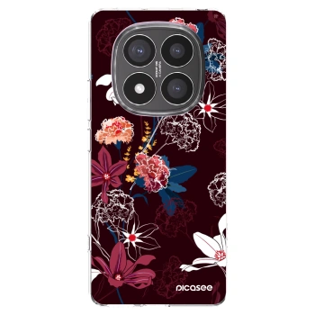 Picasee silikonska prozirna maskica za Xiaomi Redmi Note 14 Pro+ 5G - Dark Meadow