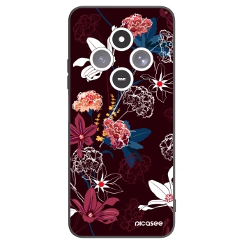 Picasee crna silikonska maskica za Xiaomi Redmi 14C - Dark Meadow