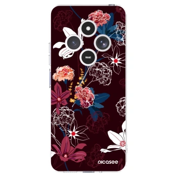 Picasee silikonska prozirna maskica za Xiaomi Redmi 14C - Dark Meadow