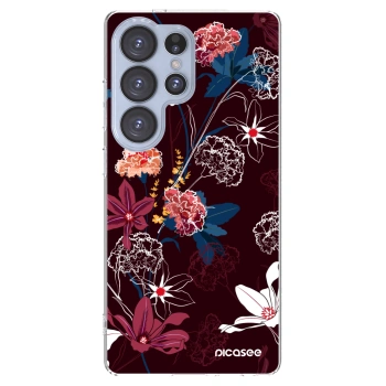 Picasee silikonska prozirna maskica za Samsung Galaxy S25 Ultra 5G - Dark Meadow