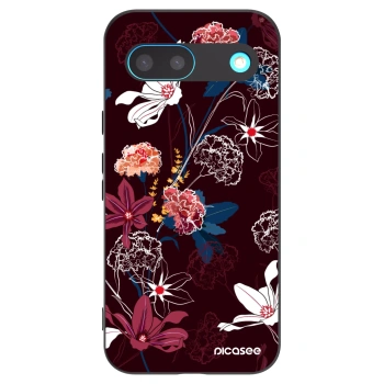 Picasee crna silikonska maskica za Google Pixel 8 - Dark Meadow