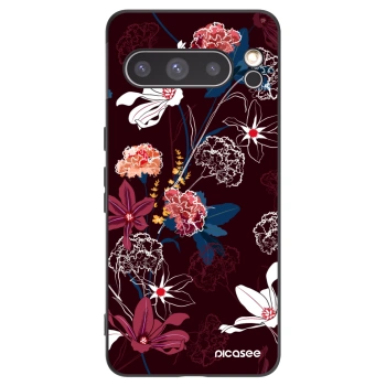 Picasee crna silikonska maskica za Google Pixel 8 Pro - Dark Meadow