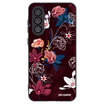 Picasee crna silikonska maskica za Samsung Galaxy A36 5G - Dark Meadow