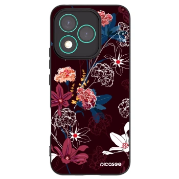 Picasee crna silikonska maskica za Honor 400 Lite 5G - Dark Meadow