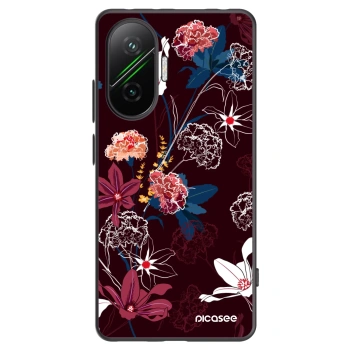 Picasee crna silikonska maskica za Xiaomi Poco F7 Pro 5G - Dark Meadow