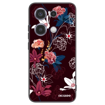 Picasee crna silikonska maskica za Xiaomi Redmi Note 14S - Dark Meadow
