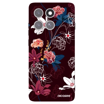 Picasee crna silikonska maskica za Motorola Edge 60 Pro - Dark Meadow