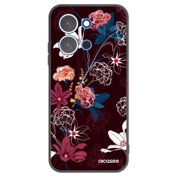 Picasee crna silikonska maskica za Xiaomi Redmi 15C 4G - Dark Meadow