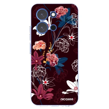 Picasee silikonska prozirna maskica za Xiaomi Redmi 15C 4G - Dark Meadow
