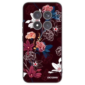 Picasee crna silikonska maskica za Xiaomi Redmi Note 15 Pro+ - Dark Meadow
