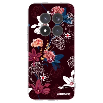 Picasee silikonska prozirna maskica za Xiaomi Redmi Note 15 Pro+ - Dark Meadow