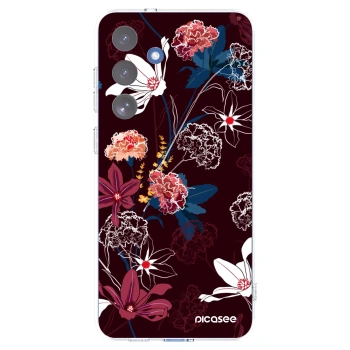 Picasee silikonska prozirna maskica za Samsung Galaxy S25 FE 5G - Dark Meadow