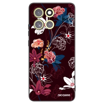 Picasee crna silikonska maskica za Motorola Moto G86 Power 5G - Dark Meadow