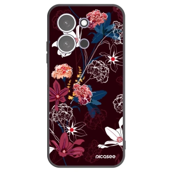 Picasee crna silikonska maskica za Xiaomi Redmi 15C 5G - Dark Meadow