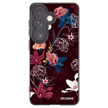 Picasee crna silikonska maskica za Samsung Galaxy S26 - Dark Meadow