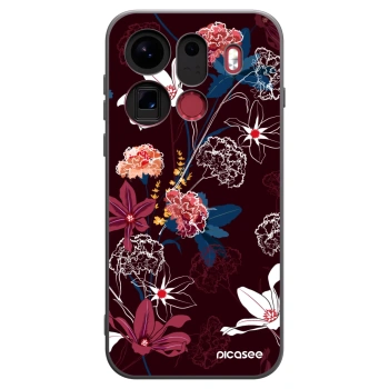 Picasee crna silikonska maskica za OPPO Find X9 Pro - Dark Meadow