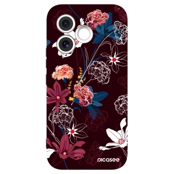 Picasee crna silikonska maskica za Honor 600 Lite - Dark Meadow