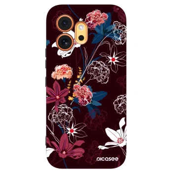 Picasee crna silikonska maskica za Honor 600 - Dark Meadow