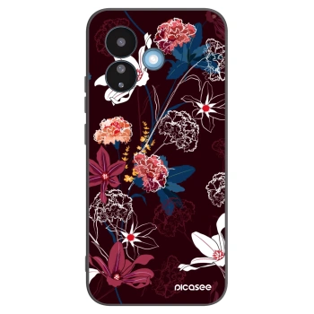 Picasee crna silikonska maskica za Xiaomi Redmi Note 17 Pro 5G - Dark Meadow