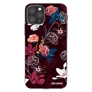 Picasee silikonska prozirna maskica za Apple iPhone 11 Pro - Dark Meadow