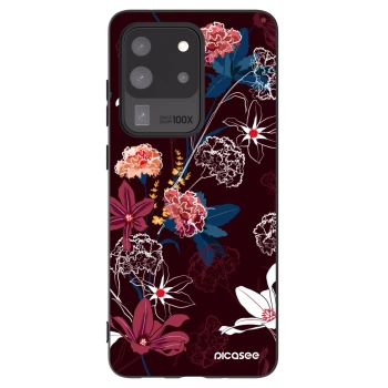 Picasee crna silikonska maskica za Samsung Galaxy S20 Ultra 5G G988F - Dark Meadow